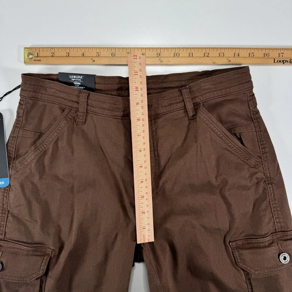 KUHL Kultivatr Joggr Stretch Twill Cargo Pant Womens 6 Regular Relaxed Brown UV‎